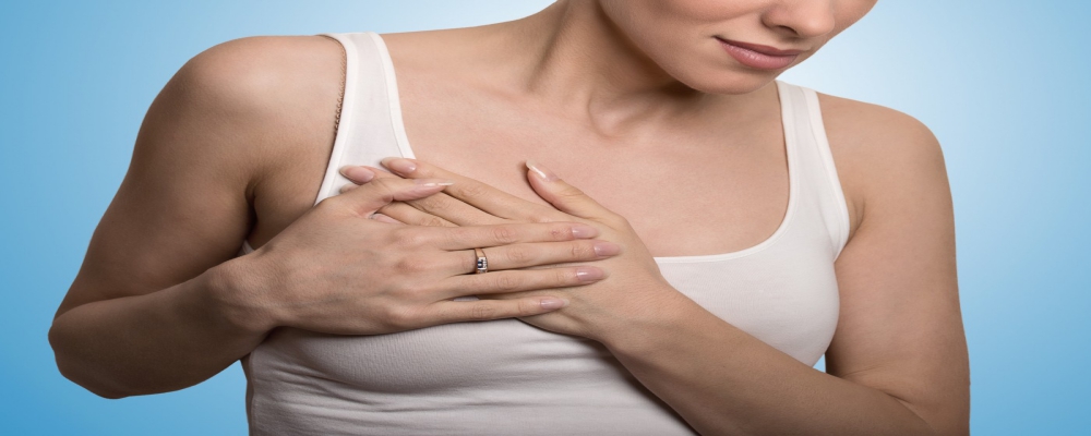 Felt any lumps in your breast. It can be a sign of Breast cancer